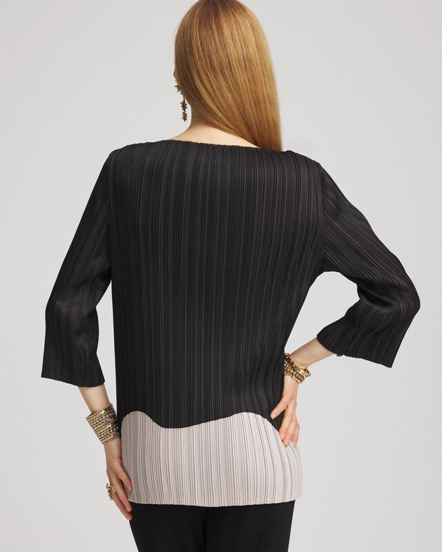 Travelers Collection Pleated Top - image 3